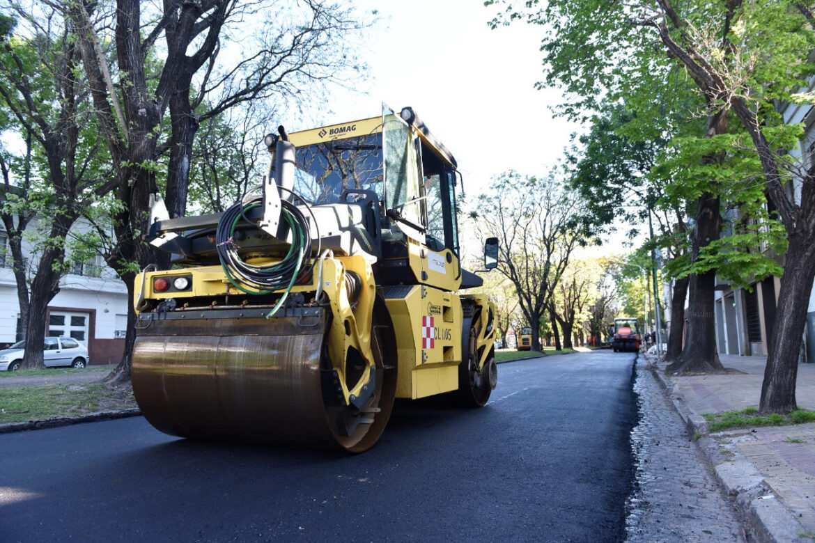 Por tareas de asfalto, informan reducción de calzada alrededor de Plaza Rocha