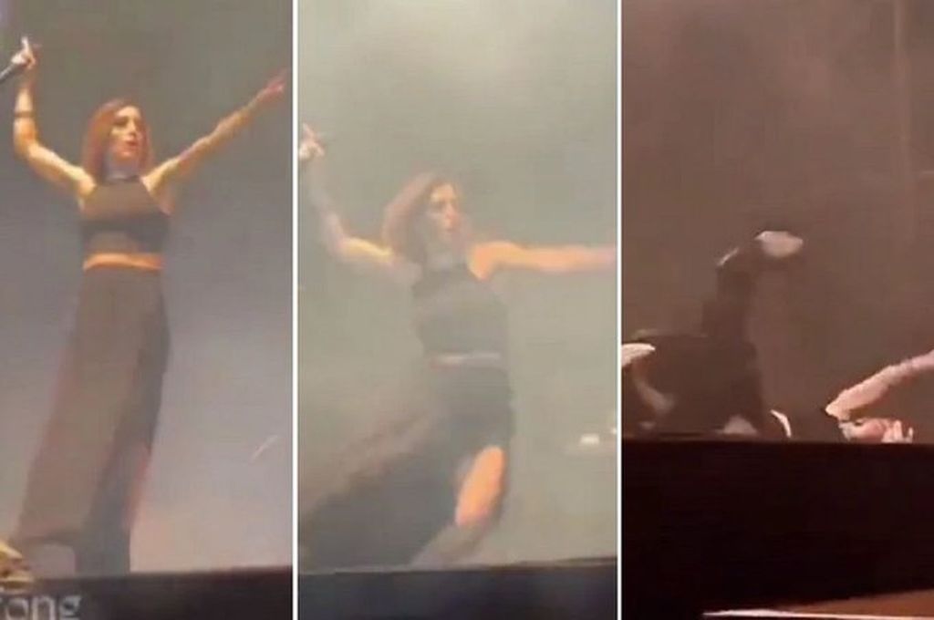 Video: Soledad Pastorutti «La Sole» se desplomó en el escenario en medio de un Show