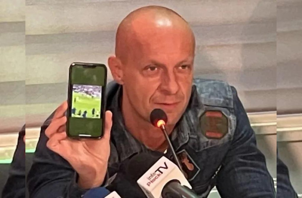 El árbitro polaco de la final en Qatar desmintió a los franceses y mostró pruebas