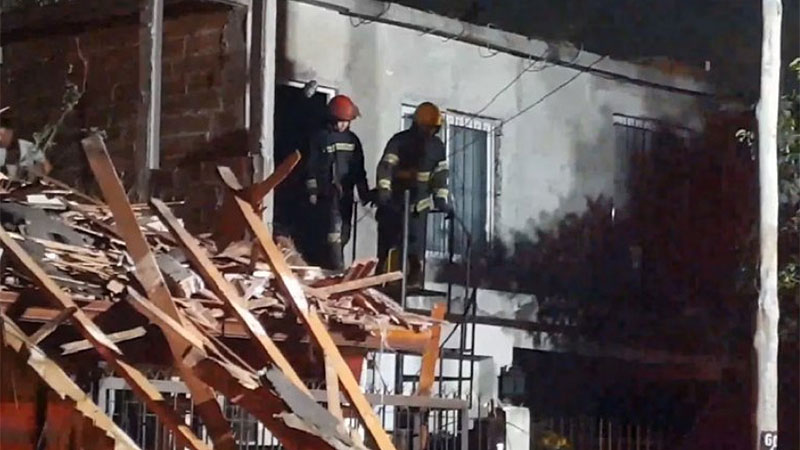 Un anciano murió tras una explosión por un escape de gas en su vivienda