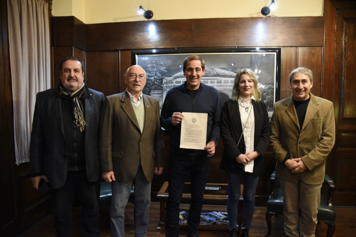 Garro recibió a las nuevas autoridades del Círculo de Periodistas de la Provincia