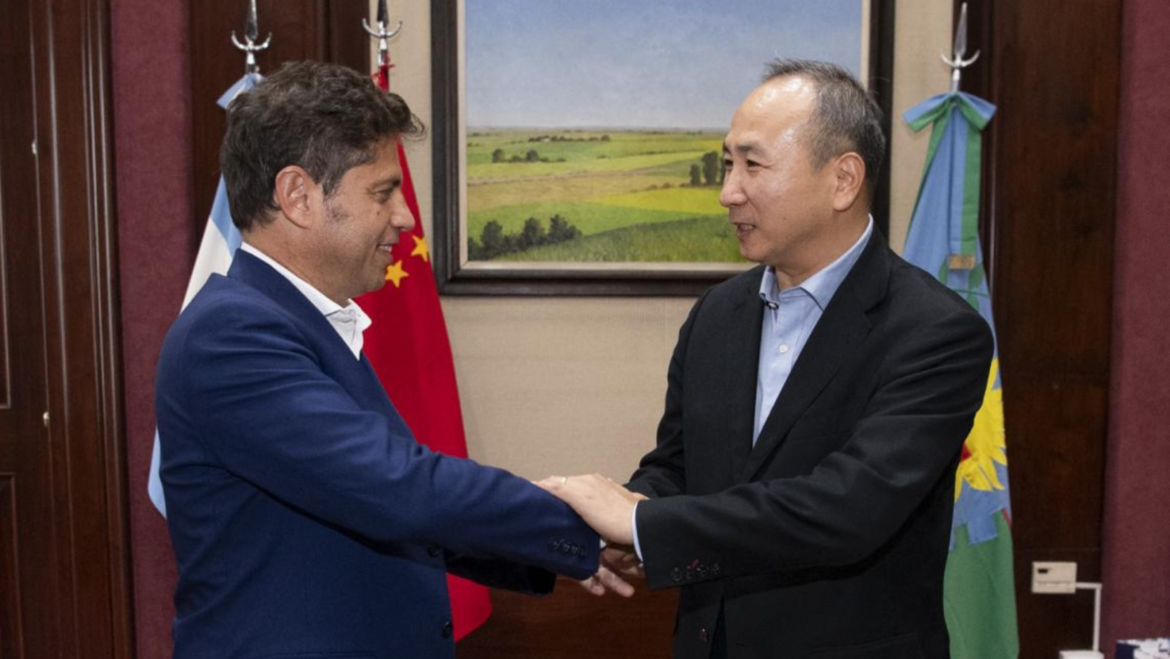 Kicillof recibió al embajador de China para fortalecer la relación con la provincia