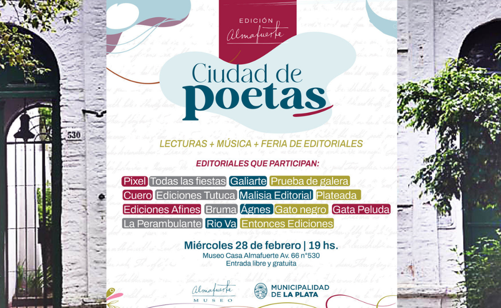 La Plata recuerda a Almafuerte con poesía, música en vivo y una feria de editoriales