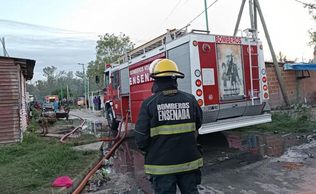 Una mujer murió en un incendio en Ensenada