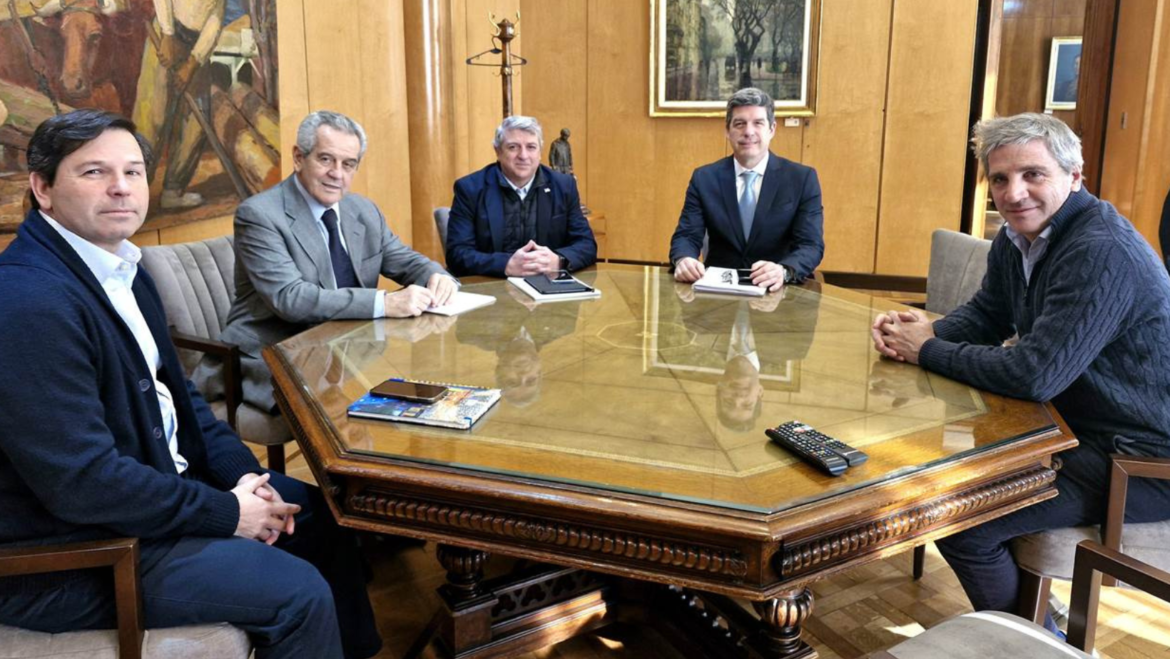 El Ministro de Economía Luis Caputo recibió al Síndico General de la Nación