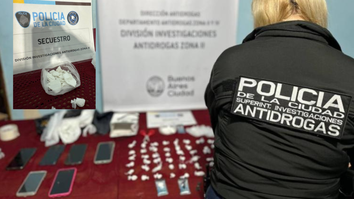 La policía  logró desbaratar un El Narco Kiosco de Gladys en el barrio porteño de Flores
