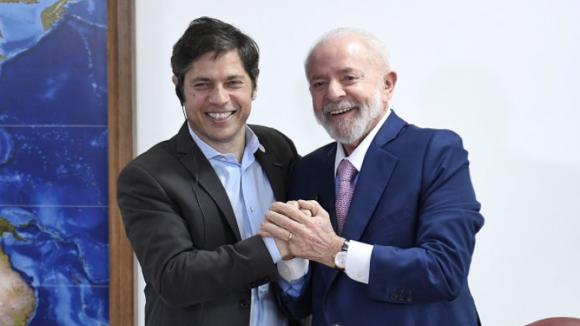 Kicillof se reunió con el presidente Lula da Silva
