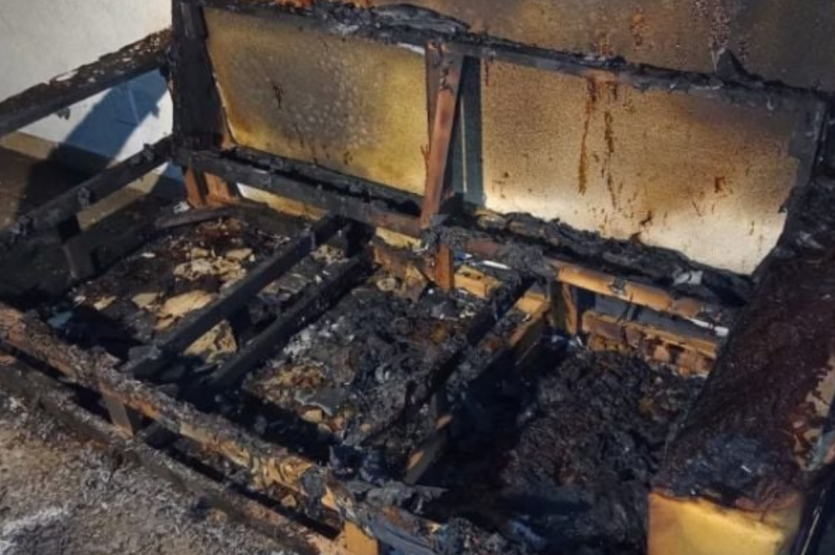 Estremecedoras imágenes: mirá como quedó la casa donde murió ‘La Tota’ Santillán