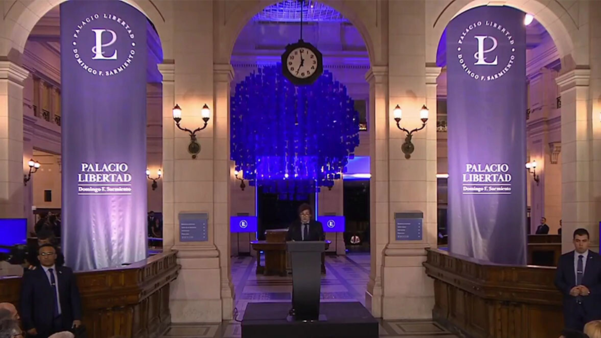 Desde el Palacio Libertad, Javier Milei criticó a las universidades: “No quieren ser auditadas para mantener sus curros”