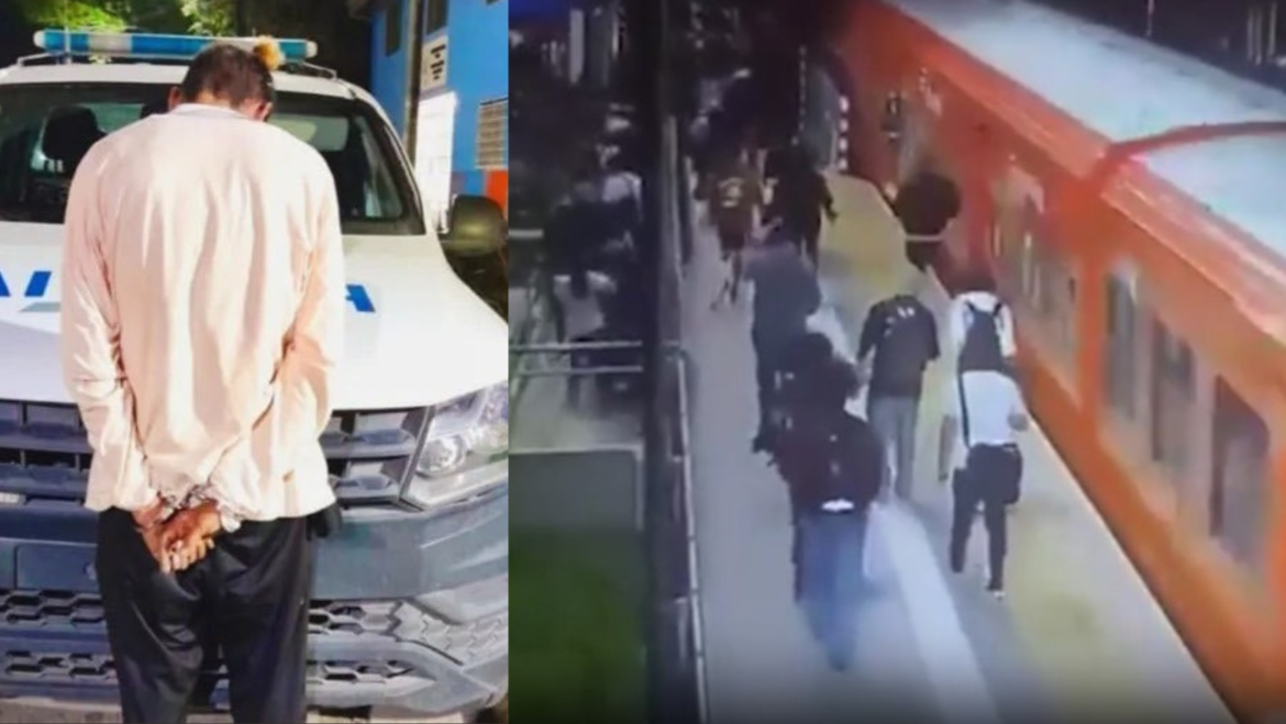 Empujaron del tren a una joven estudiante de 19 años para robarle, se encuentra grave