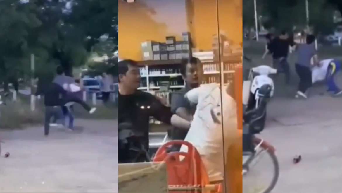 Dueños de un super Chino le dieron una gran paliza a una ladrón