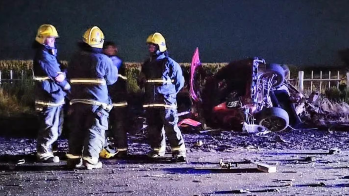 Dos personas murieron en un fatal accidente en la Ruta Nacional 188 km 105
