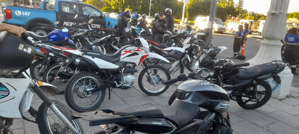 El Municipio incrementó los operativos viales y secuestró casi un centenar de motos