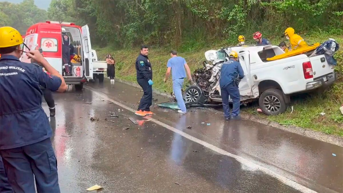 Fatal accidente en Brasil un hombre y una niña argentinos murieron cuando regresaban de sus vacaciones