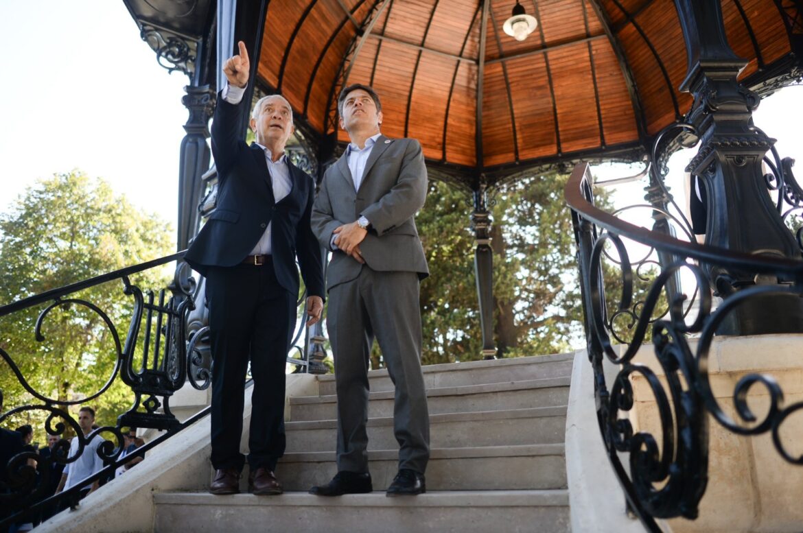 ALAK Y KICILLOF INAUGURARON LAS OBRAS DE RECONSTRUCCIÓN DE PLAZA SAN MARTÍN