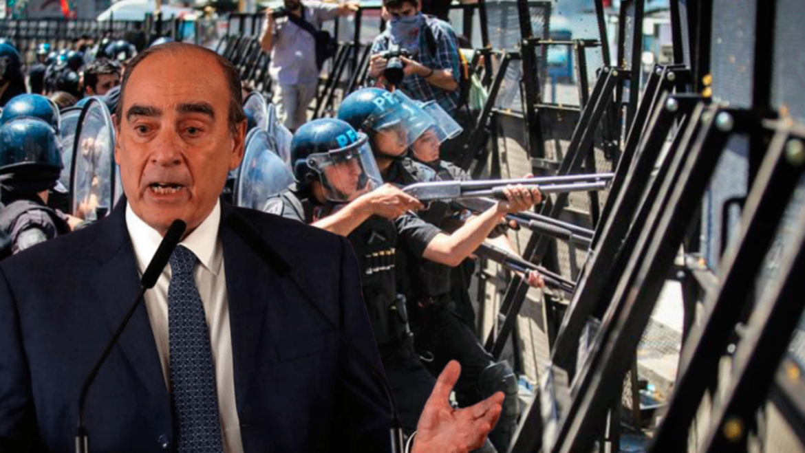 El jefe de Gabinete Guillermo Francos aseguró que la represión policial fue necesaria para “mantener el orden”