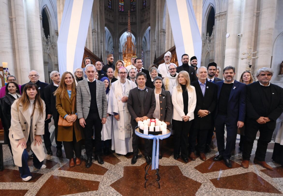 Alak y Kicillof participaron del tedeum por el 25 de Mayo