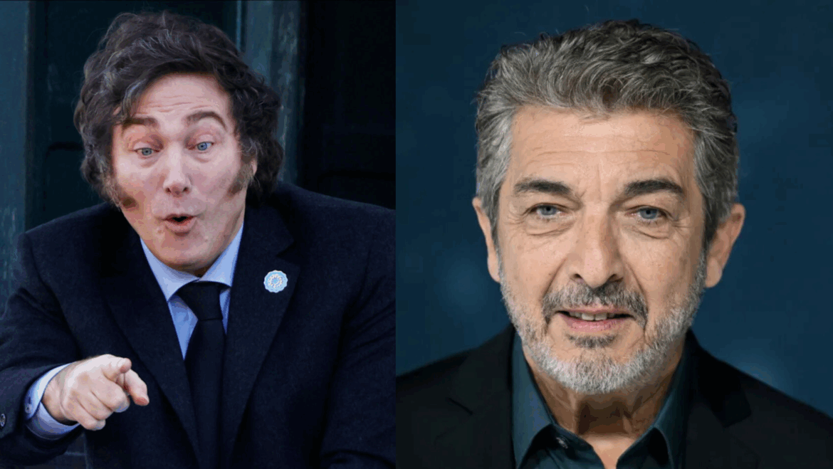 Javier Milei le dijo «Ricardito ignorante» a Darín por el precio de las empanadas