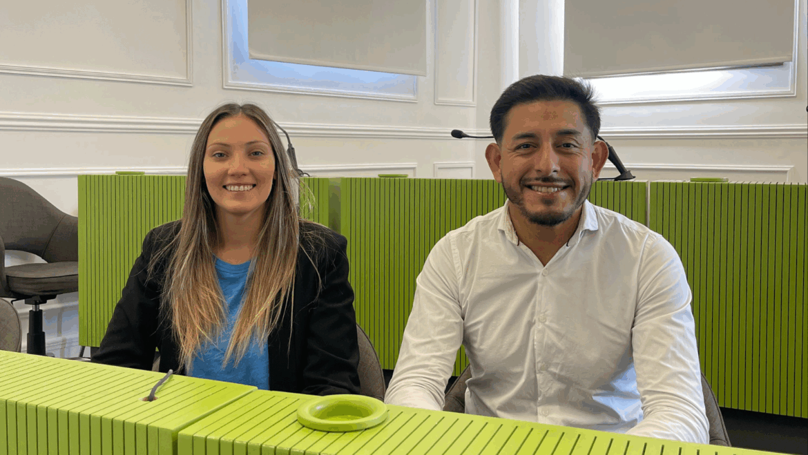 Peto Rojas y Agustina Caparros conforman un nuevo bloque de la Libertad Avanza en Ensenada