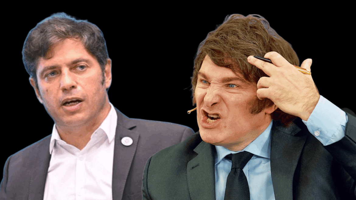 Kicillof respondió a Milei: “El que insulta y grita es porque no tiene razón”