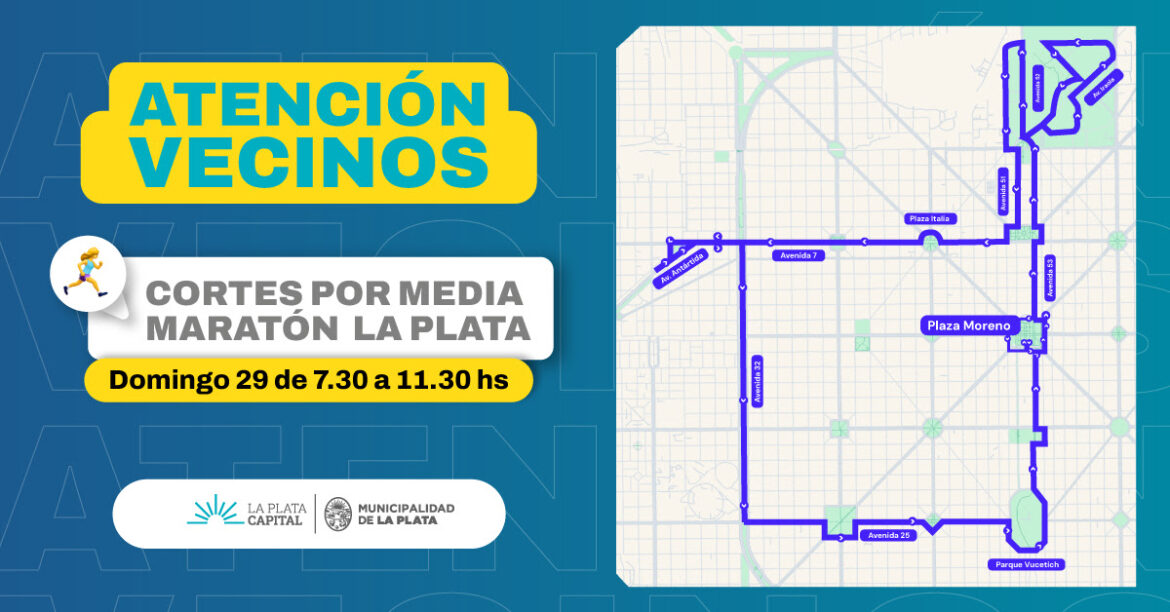 Habrá cortes en la circulación vehicular para ordenar el tránsito desde las 7:30 del domingo.
