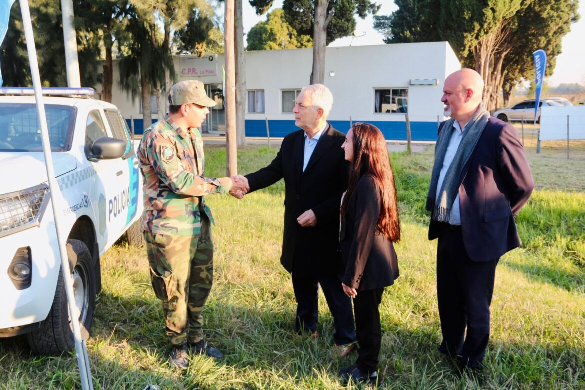 Refuerzan la seguridad de El Peligro, Abasto y Etcheverry con móviles y efectivos para el Comando de Patrullas Rural