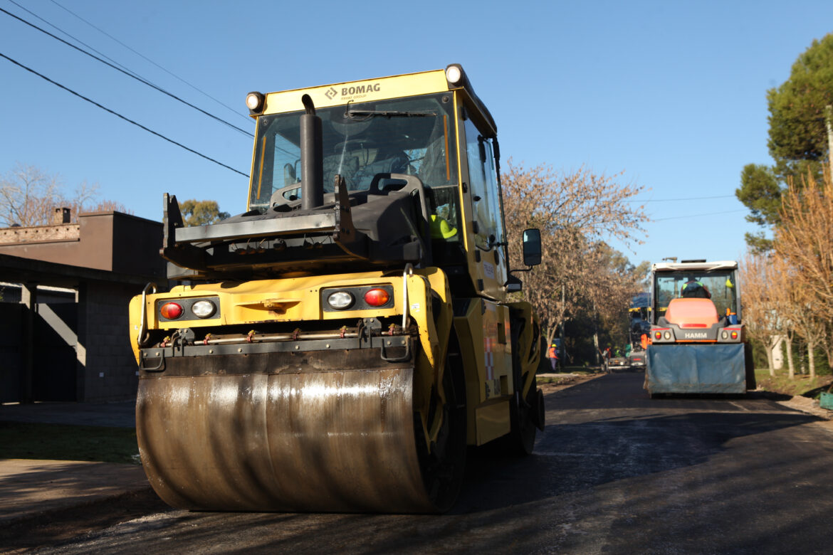 La obra de calle 460 en City Bell, a un paso de concluir tras alcanzar el 98% de avance