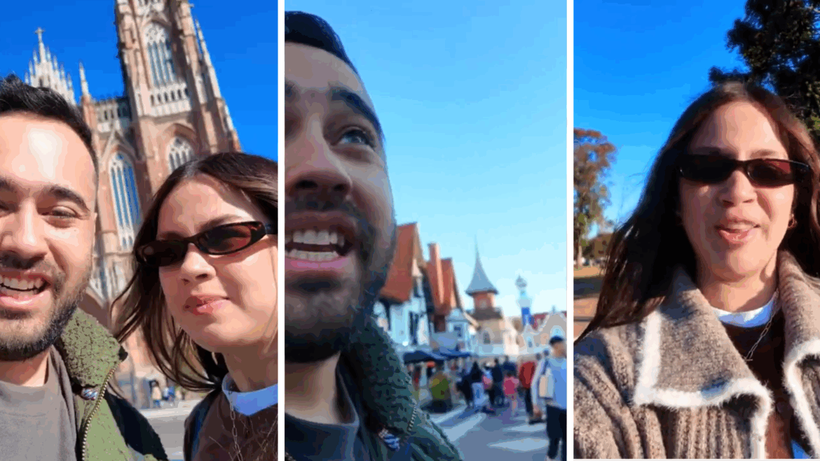 Dos influencers que viajan por el mundo recorrieron La Plata y quedaron maravillados: “Una joya llena de historia y magia”