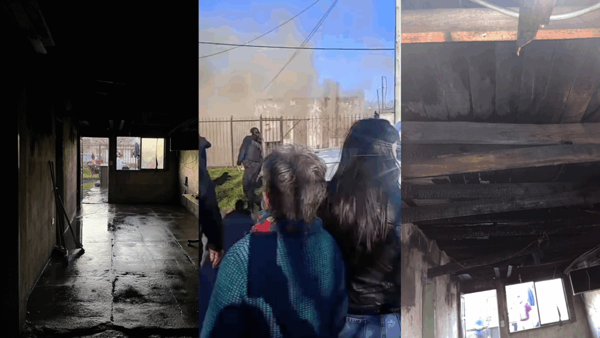 Pareja de jubilados en apuros: Incendio destruye su hogar en el barrio El Triunfo