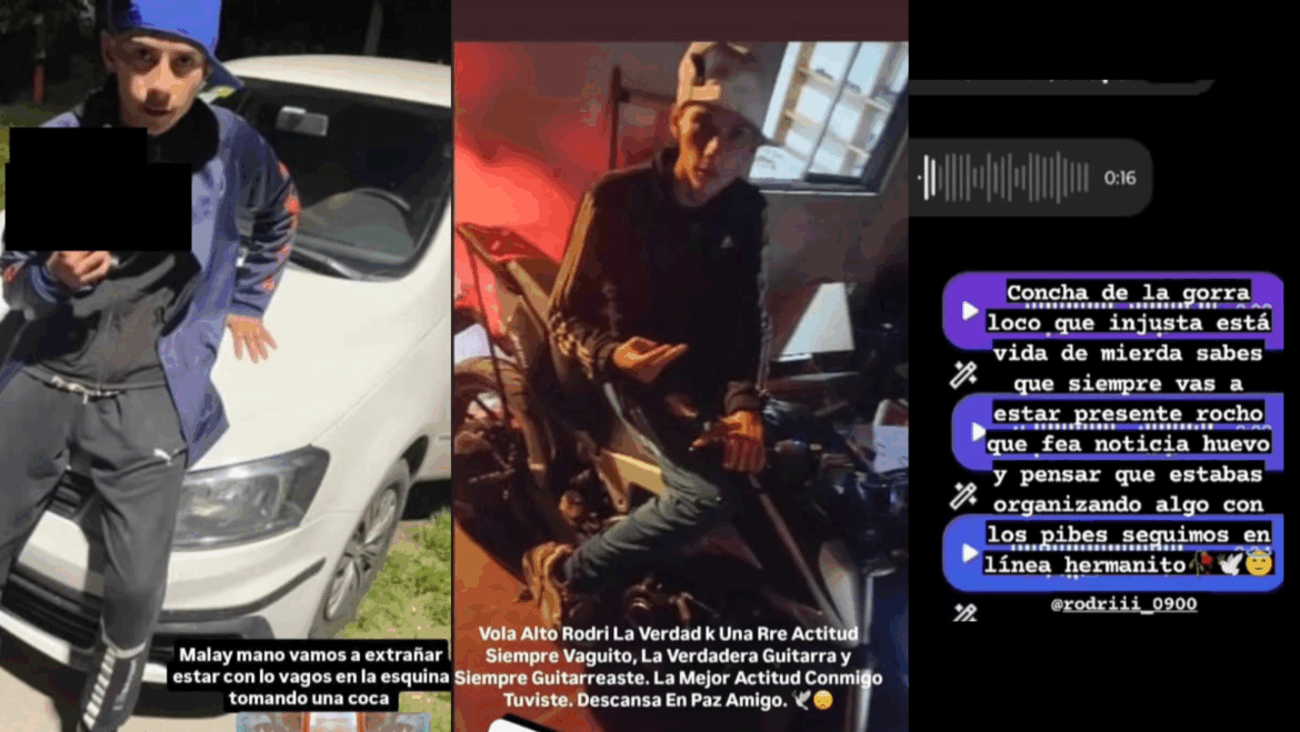 Despidieron en redes sociales al ladrón de 16 años abatido en un intento de robo en Los Hornos