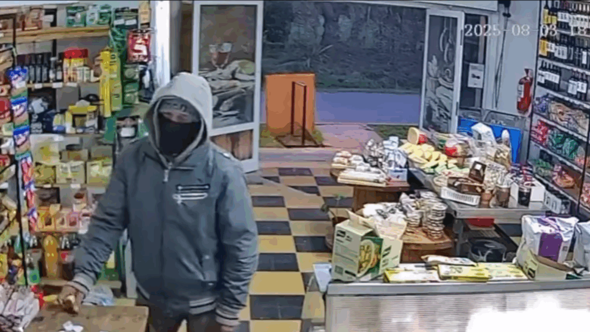 Asalto a mano armada en una carnicería de Villa Elisa: quedó registrado en cámaras de seguridad