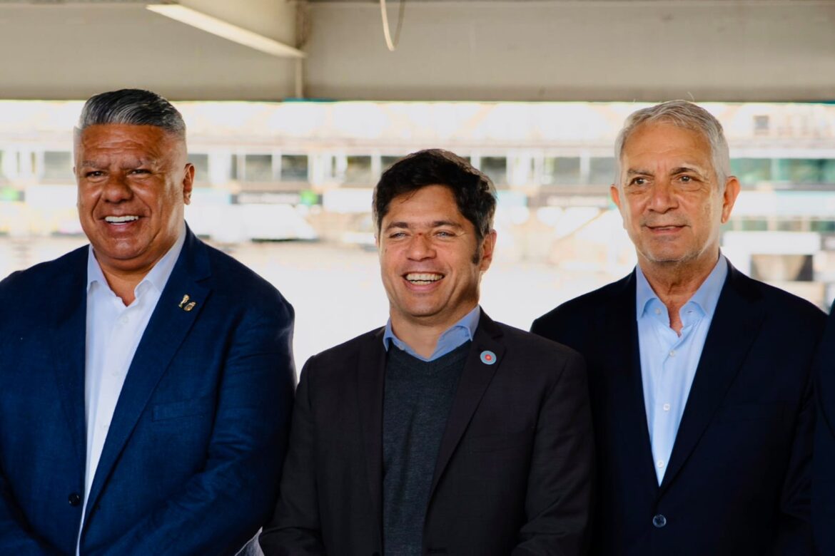 Junto a Tapia y Kicillof, Alak acompañó la presentación del plan de obras en el Estadio Único de La Plata
