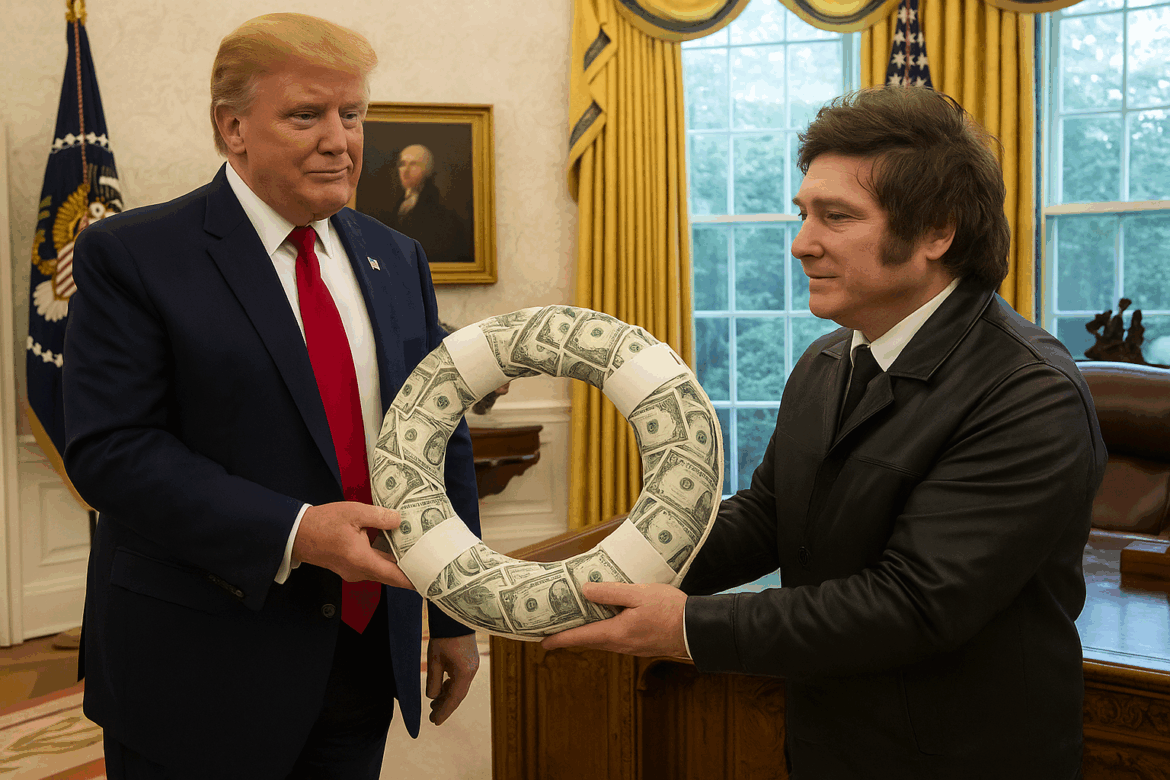 Milei en EE.UU reuniones con Trump y el FMI en busca de un salvavidas financiero en medio de la crisis