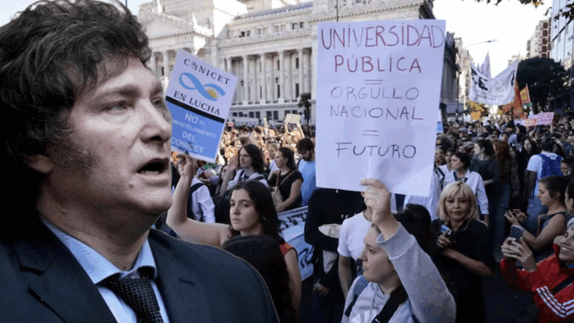 Diputados debate los vetos de Milei en medio de la marcha universitaria