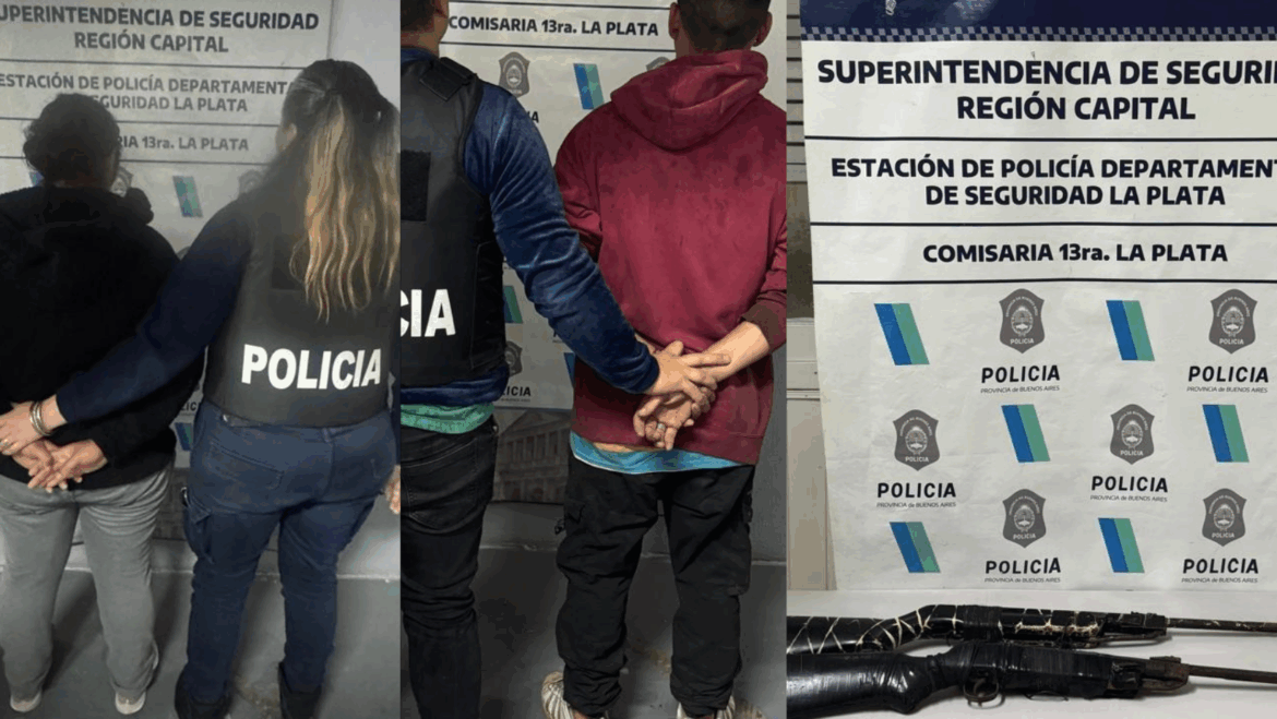 Tres detenidos en Gonnet y Ringuelet tras operativos por el robo de una moto