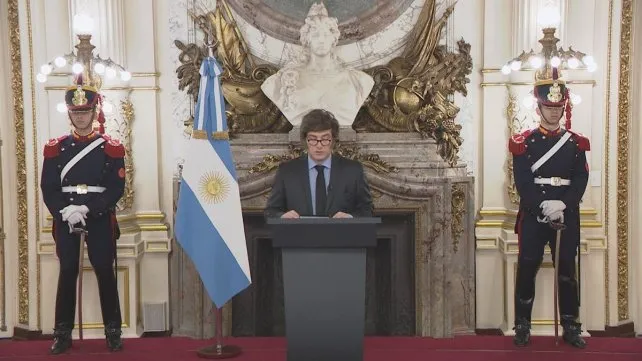 Las 10 frases más relevantes de Javier Milei en la cadena nacional: “El rumbo es el correcto”