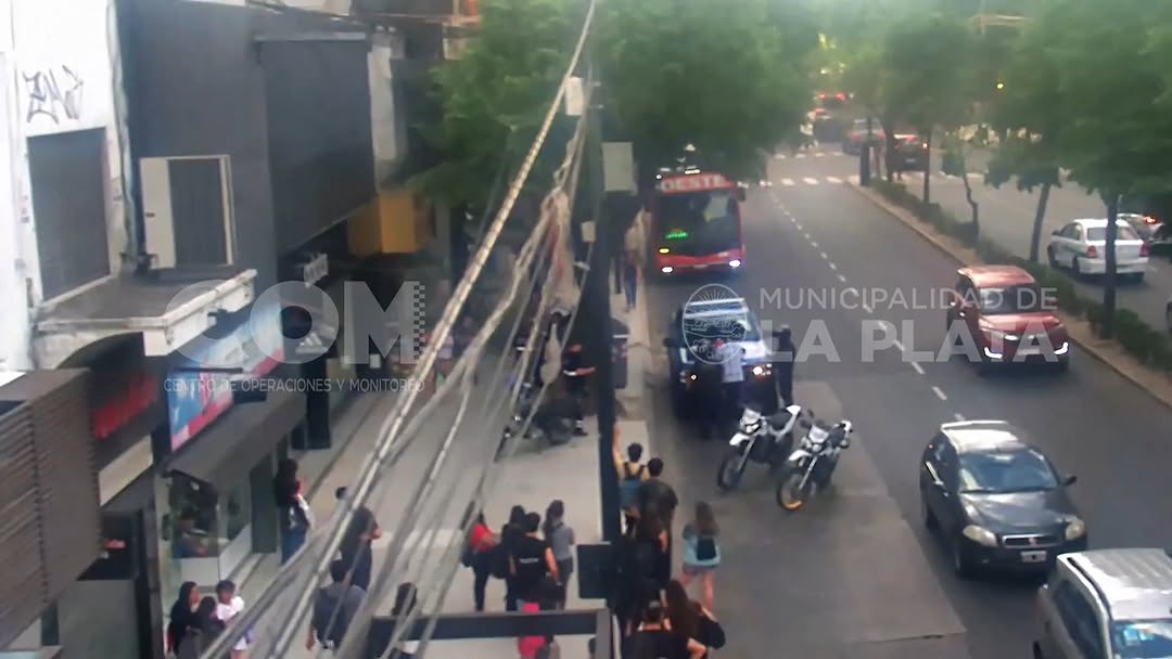La Plata: fue detenido tras ser captado por las cámaras cuando escondía celulares robados