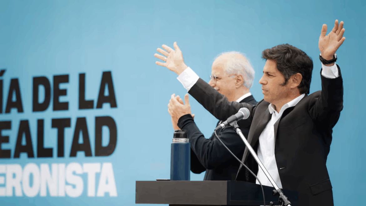 Kicillof llamó a “recuperar la Presidencia” y defendió a Cristina Kirchner en el Día de la Lealtad