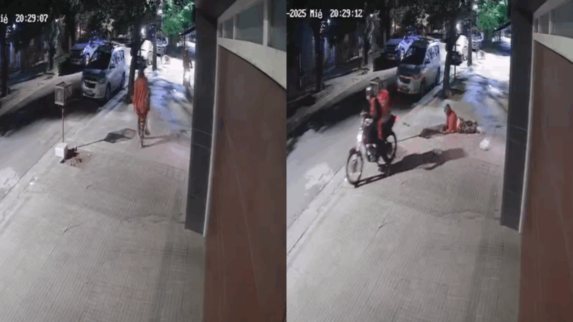 Violento robo en La Plata: un falso «Rappi» atacó a una mujer y la arrastró por la vereda