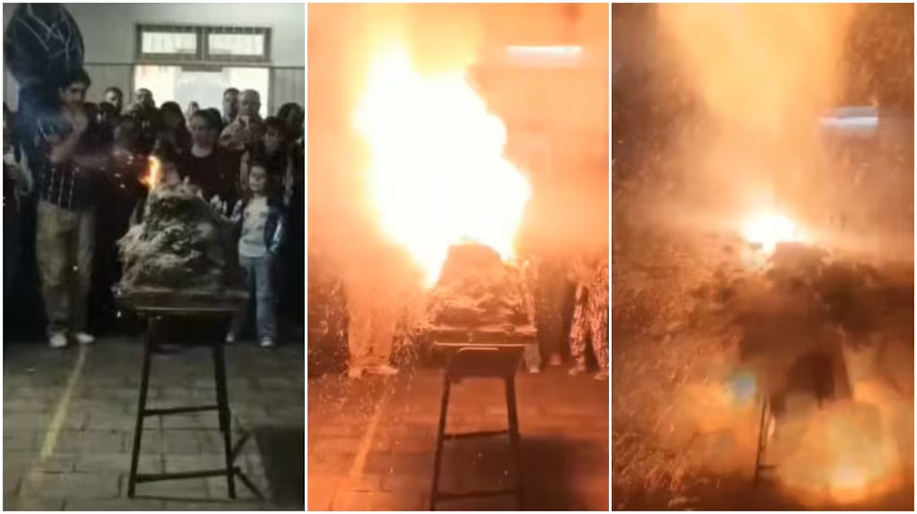 Explosión durante una feria de ciencias en una escuela de la provincia dejó más de diez estudiantes heridos