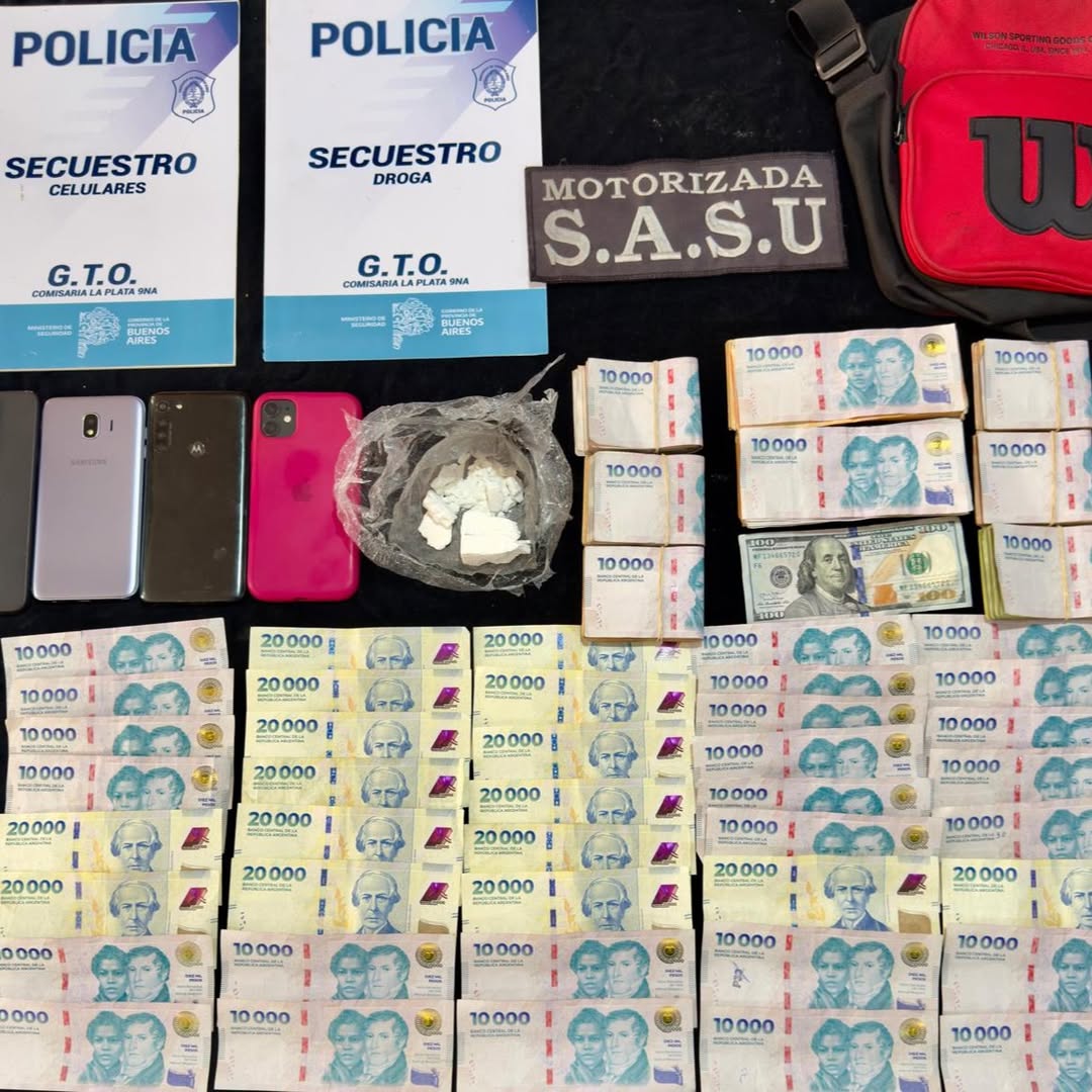 Cayó un integrante de la barra de Estudiantes tras una persecución: tenía cocaína y más de un millón de pesos