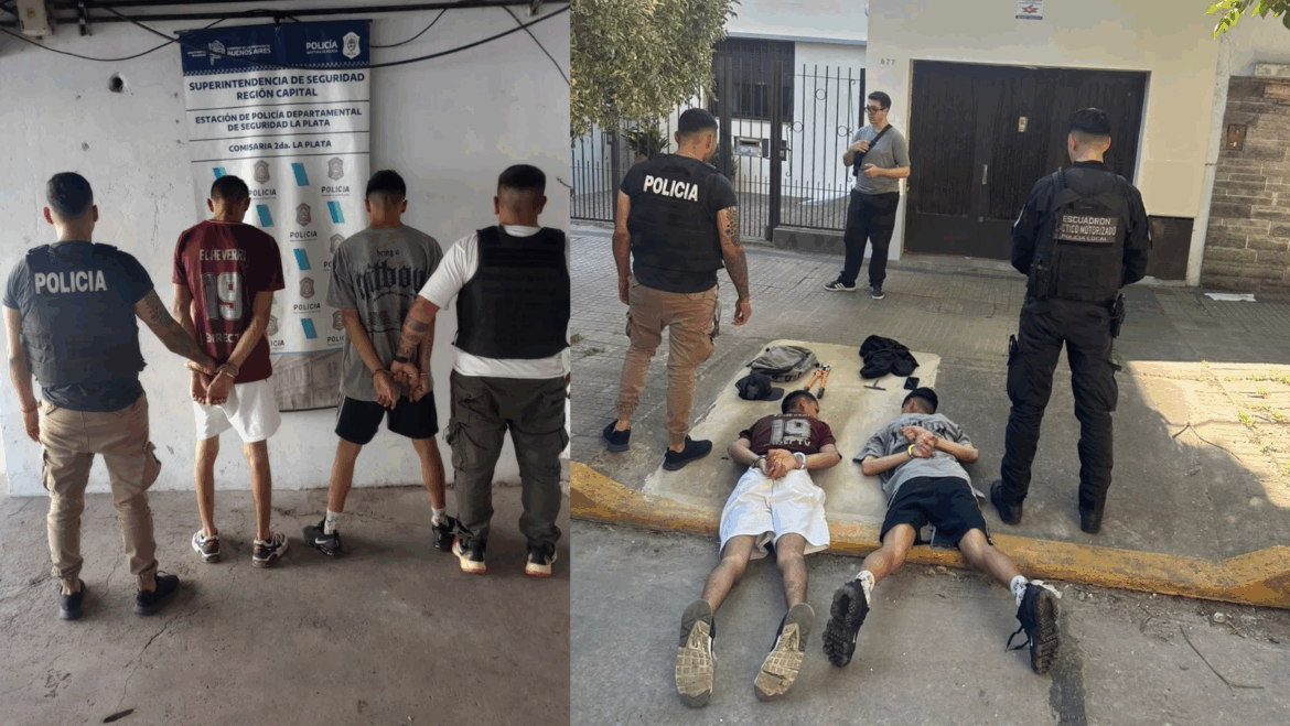 La Plata: detienen a dos jóvenes que intentaron robar una moto en pleno centro