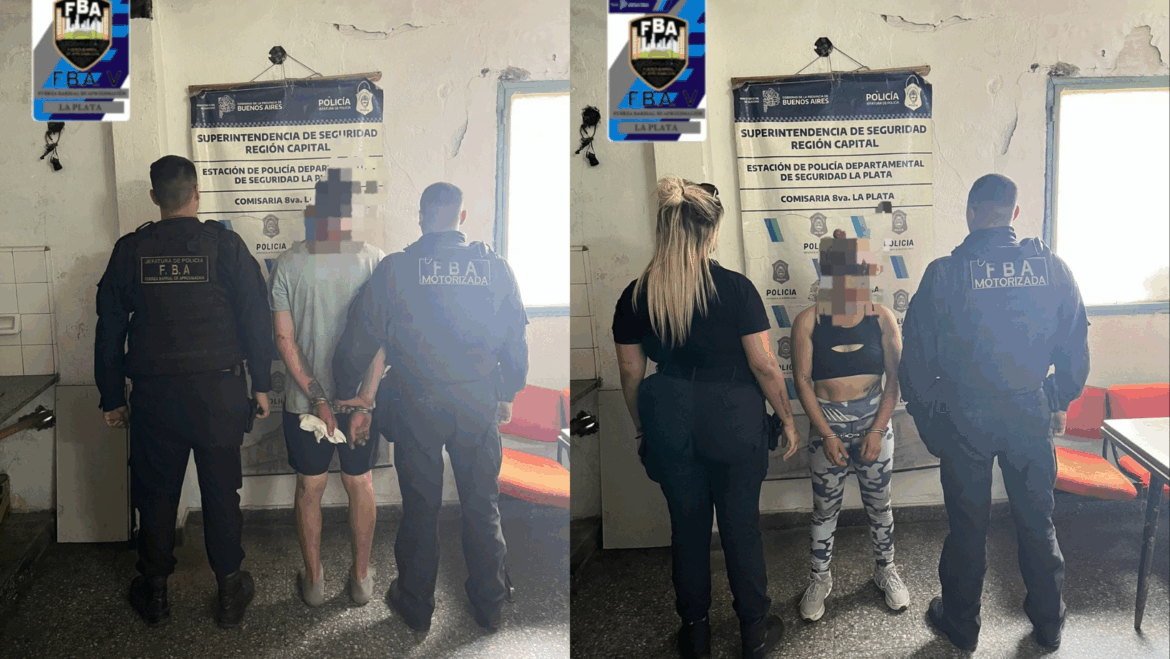Detuvieron a dos personas tras una persecución en La Plata y secuestraron una moto robada