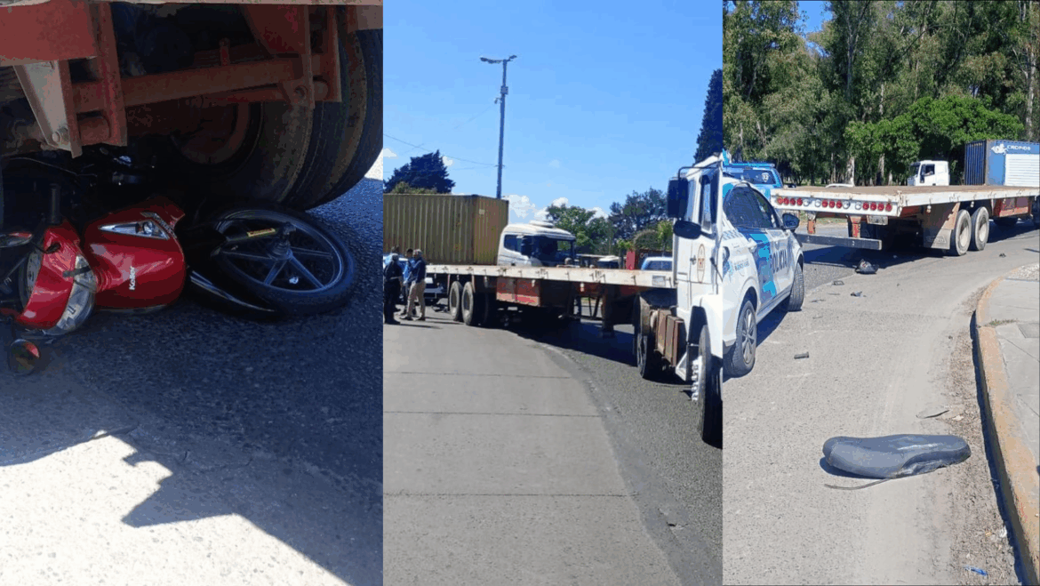 Fatal accidente en La Plata: un motociclista perdió la vida tras chocar contra un camión