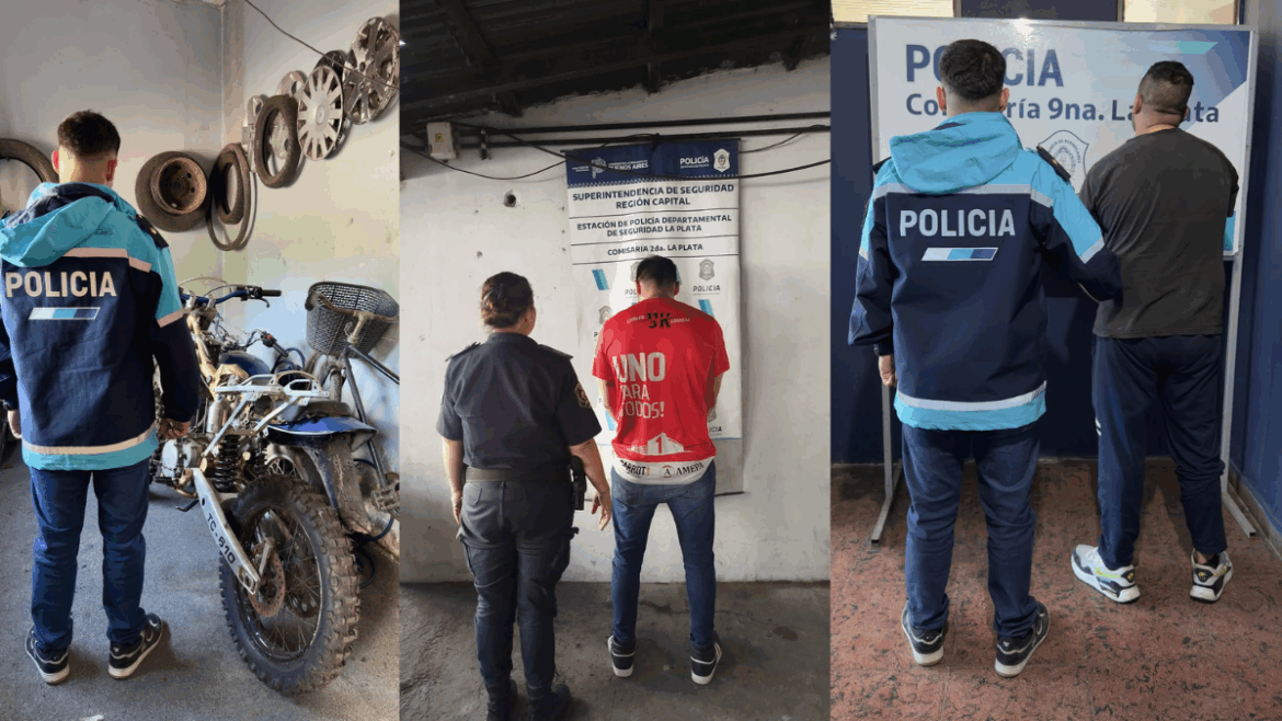 La Plata: clausuraron seis talleres y hallaron un auto robado en una serie de allanamientos