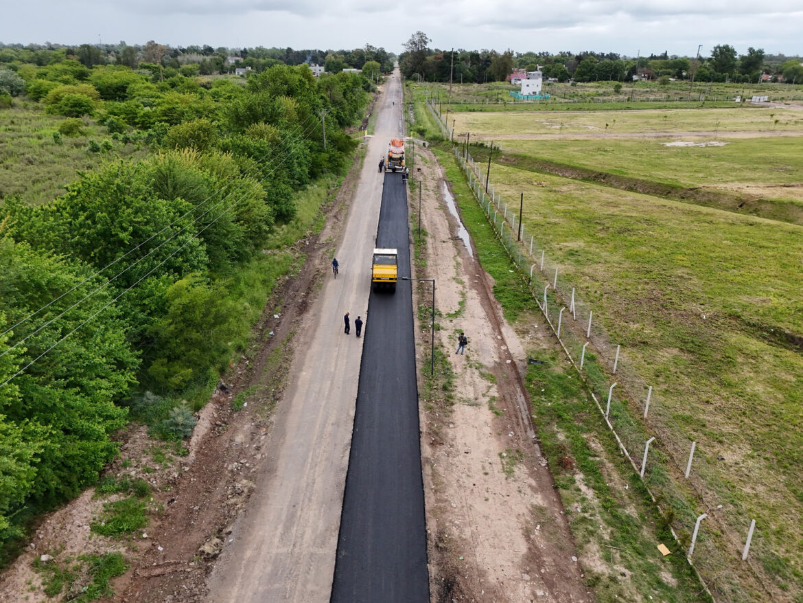 El Municipio avanza con la transformación de la avenida 38 en San Carlos: nuevas obras viales e hidráulicas