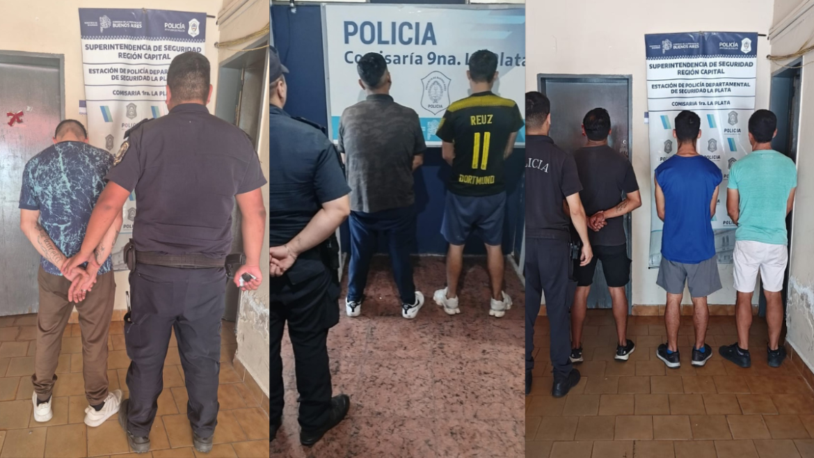 Amplio operativo contra cuidacoches ilegales terminó con 14 aprehendidos en La Plata