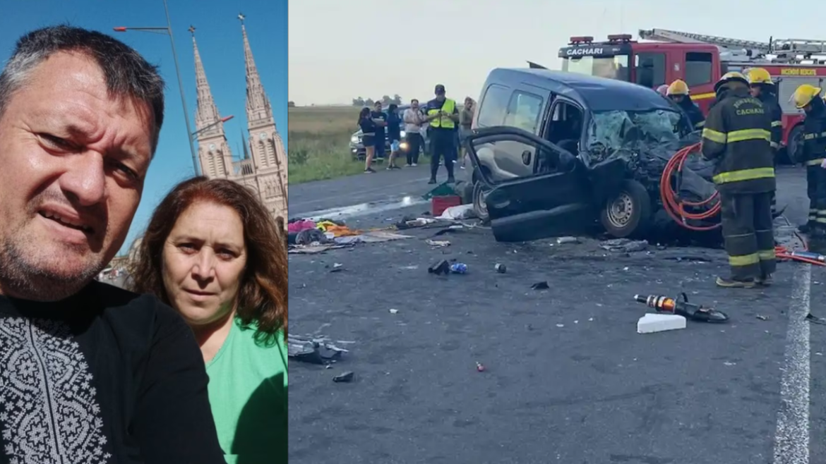 Choque frontal en la Ruta 3: murió un matrimonio de Berisso y su hija resultó herida