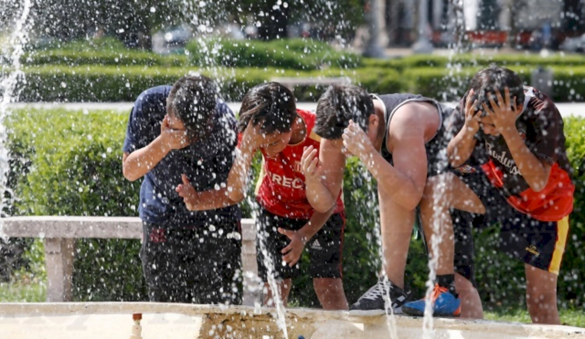 Domingo de mucho calor en La Plata