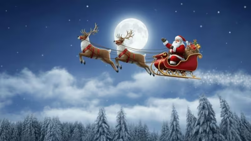 Papá Noel ya recorre el mundo y se puede seguir su llegada a La Plata en tiempo real